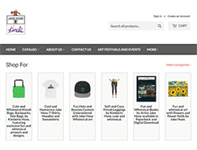 Tablet Screenshot of funwhimsicalart.com